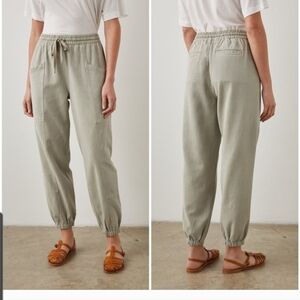 Rails Haven Pants,‎ Women’s Medium, Sage Green Joggers, Quiet Luxury $268